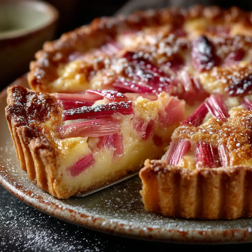 Tarte rustique à la rhubarbe douceur familiale - TopAssiette.com 2 tarte à la rhubarbe