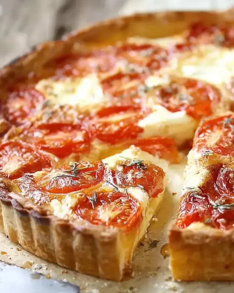 Tarte à la Tomate et au Chèvre