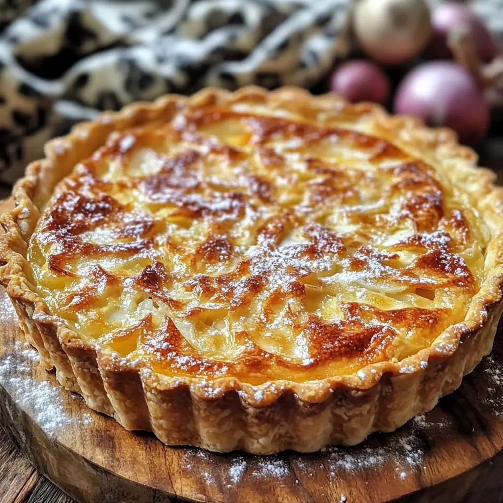 Tarte à l’Oignon Alsacienne : Une Recette Gourmande et Réconfortante