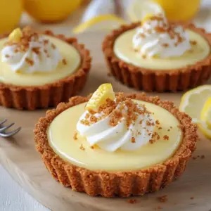 Tartelettes au Citron sur Croûte de Spéculoos