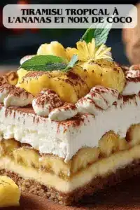 Tiramisu Exotique Tropical