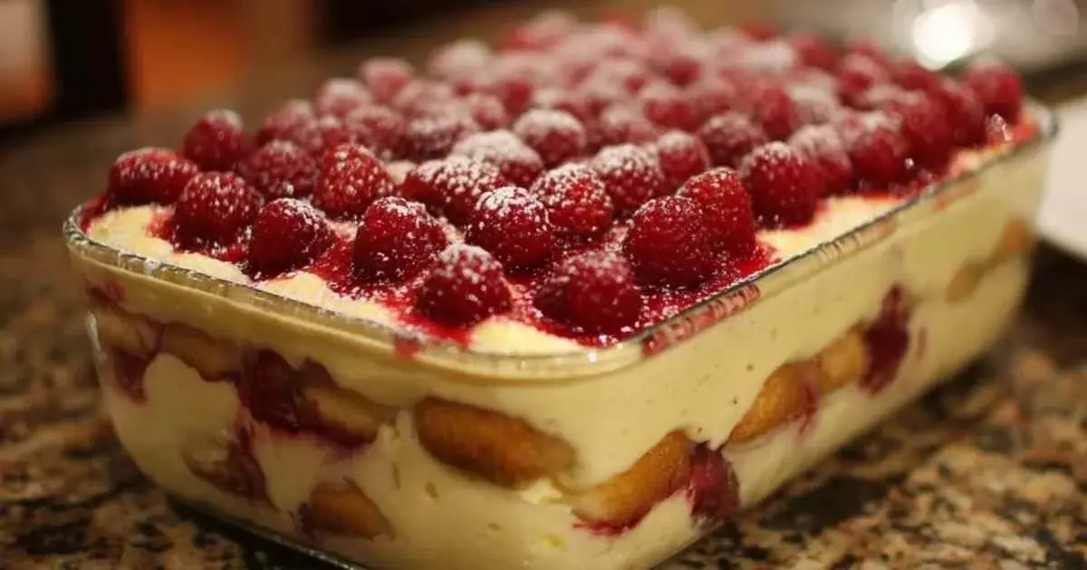 tiramisu framboise