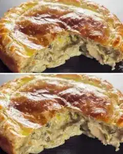 Tourte au poulet à la Normande
