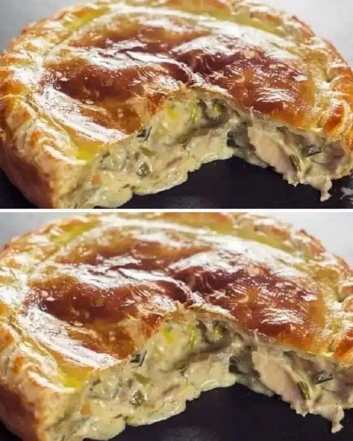 Tourte au poulet à la Normande