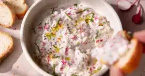Tzatziki de radis rose