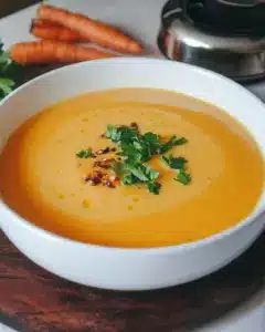Velouté de carottes onctueux