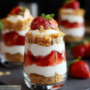Verrine Fraise Mascarpone