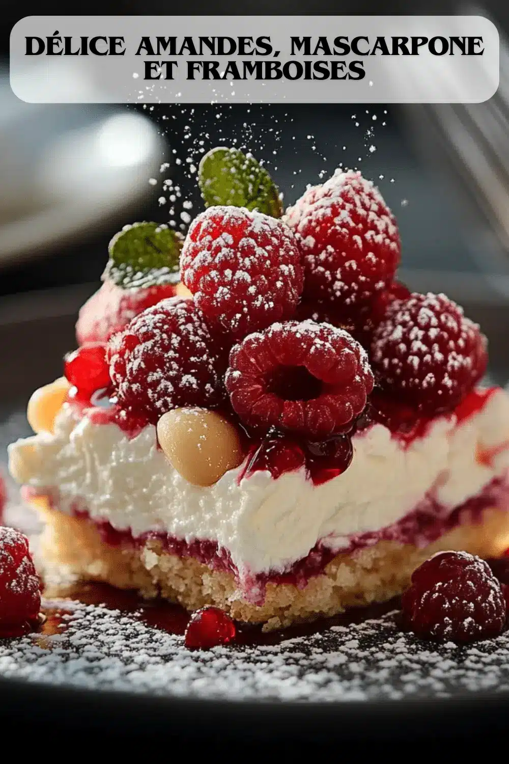 verrine mascarpone framboise