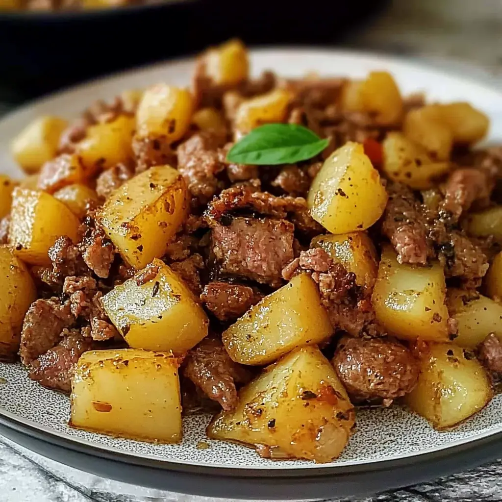 Viande hachée avec pommes de terre