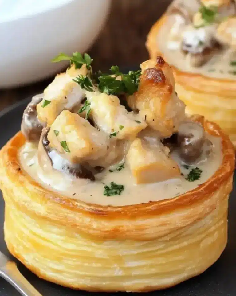 Vol-au-vent au poulet