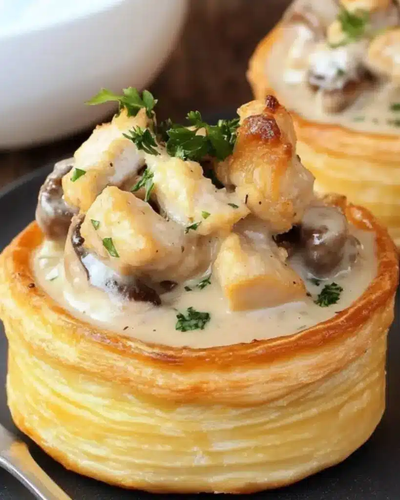 Vol-au-vent au poulet